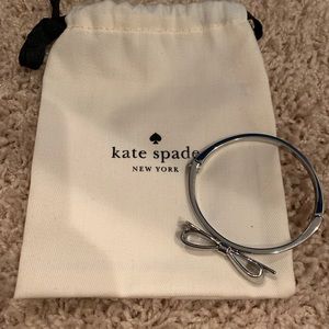 Silver Kate Spade Bow Bracelet